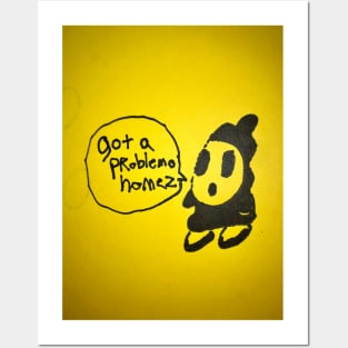 Shy guy Posters and Art